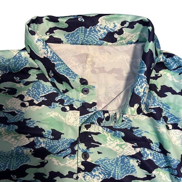 Caddy Cart Golf Polo NWT Moisture Wicking Breathable Large UPF 50 Golf Fishing - Picture 9 of 11